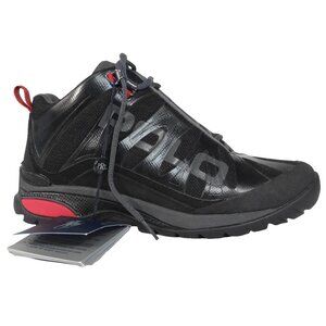NEW Vintage Polo Ralph Lauren Spielman Trail Hiking Boots! Black With Big "Polo"